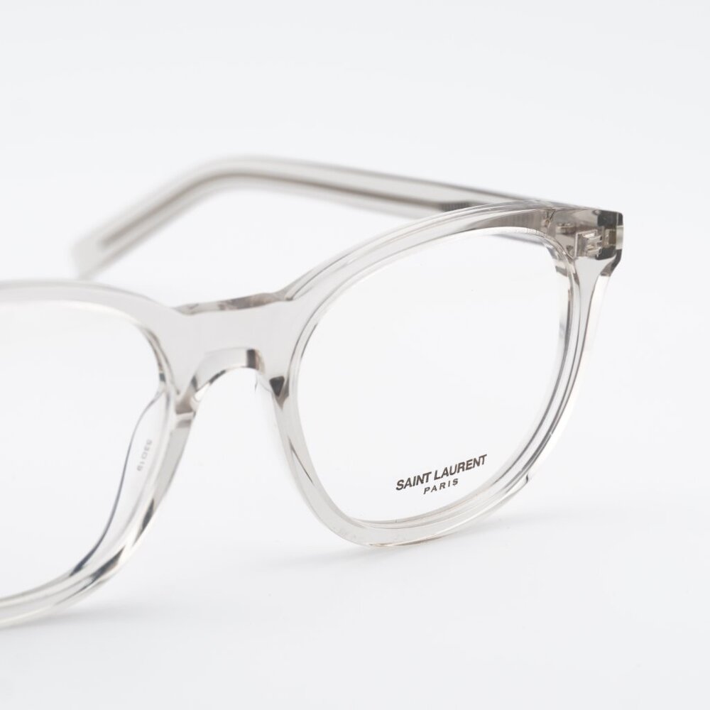 Saint Laurent SL471 004 Round Eyeglasses Transparent Beige 53mm Frame - Picture 4 of 10